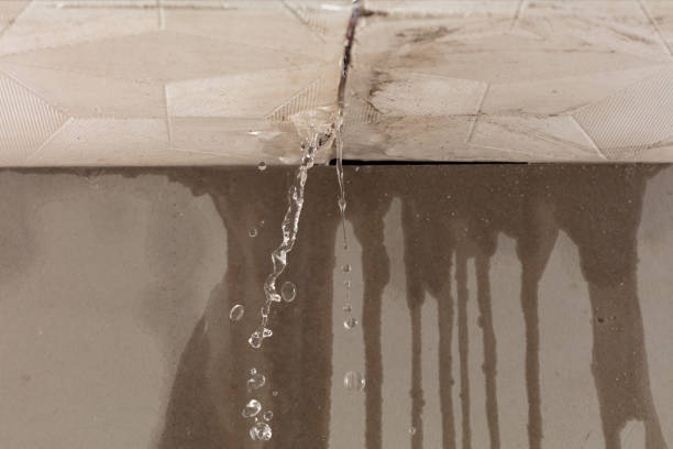 Professional Sewage Cleanup technician working in North Canton, OH